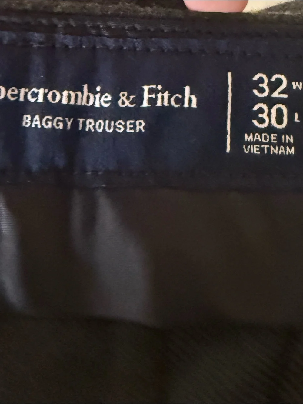 Abercrombie & Fitch Mens Baggy Trouser Pants  Old money Gray  32 X 28 NEW